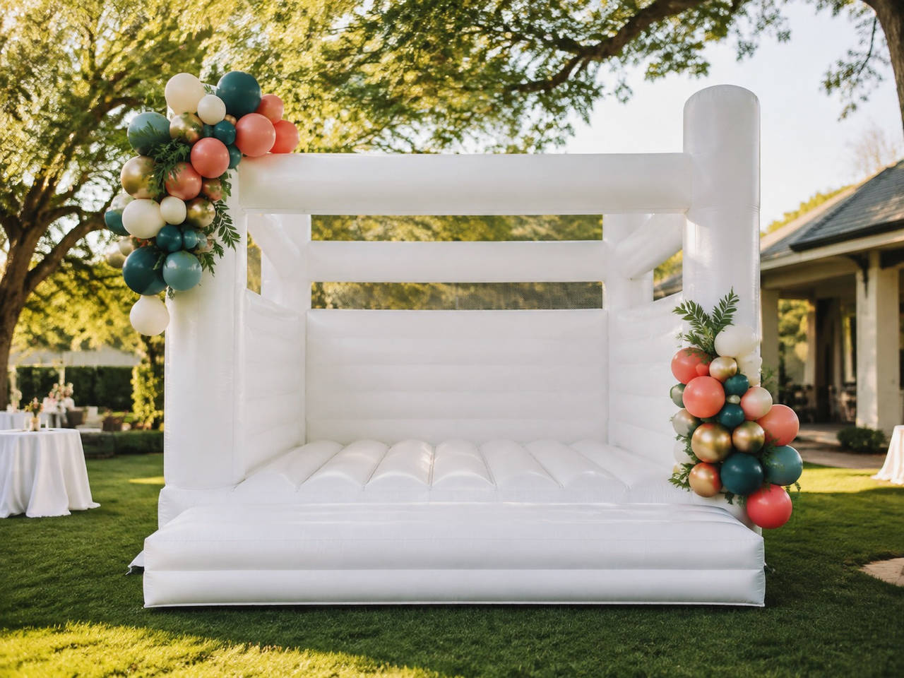 Inflatables for community event in Pearland, representative Greater Houston styling inspiration